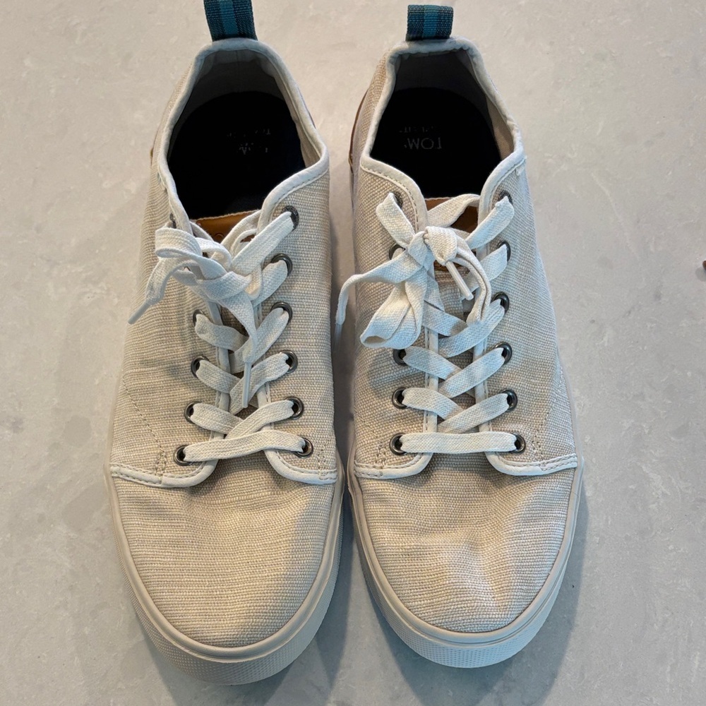 TOMS Men's Canvas Sneakers - Cream